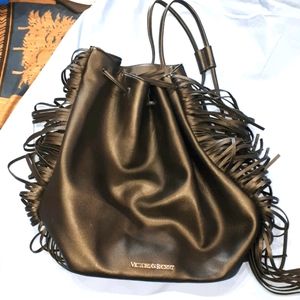 Faux leather Backpack/purse